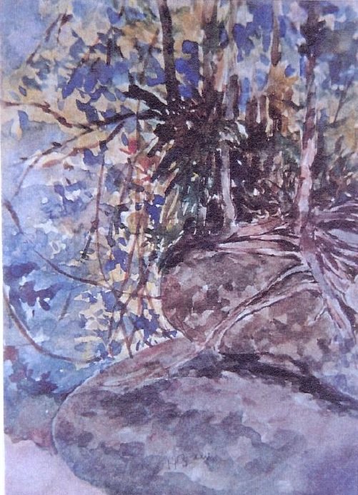 Étude - Rochers - Henrique Bernardelli