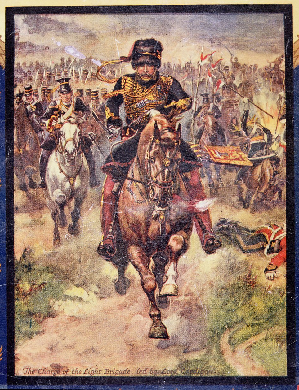La charge de la brigade légère menée par Lord Cardigan, illustration pour 