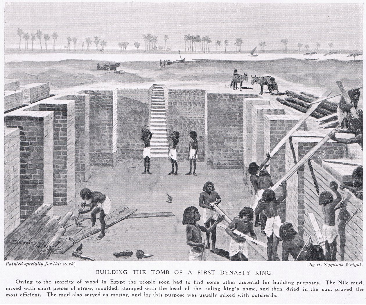 Construction de la tombe d
