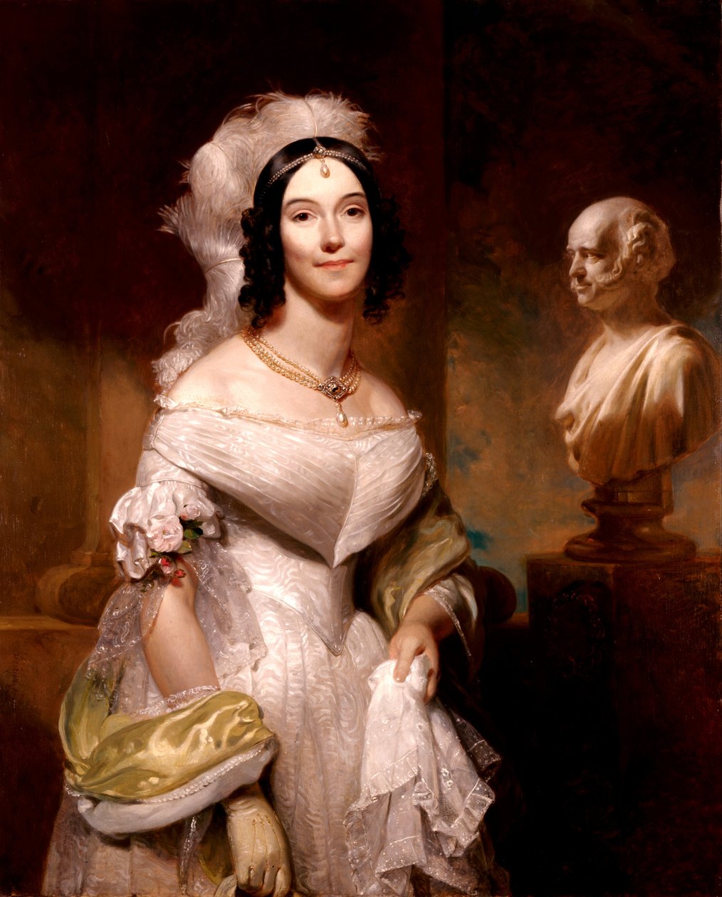Angelica Singleton Van Buren (Mme Abraham Van Buren) - Henry Inman