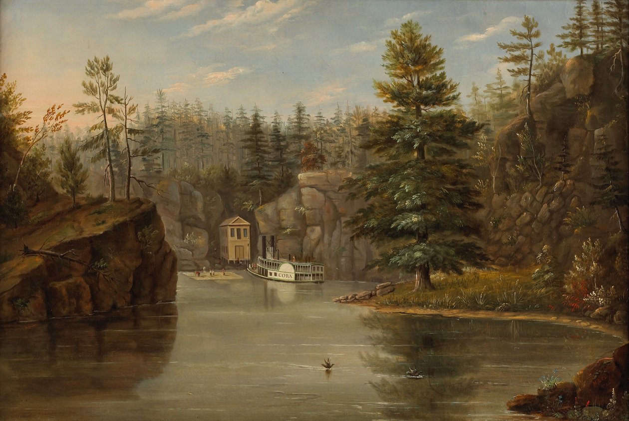Gorge de la Sainte-Croix, 1847 - Henry Lewis
