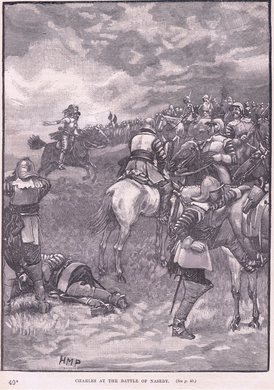 Charles à la bataille de Naseby AD 1645 - Henry Marriott Paget