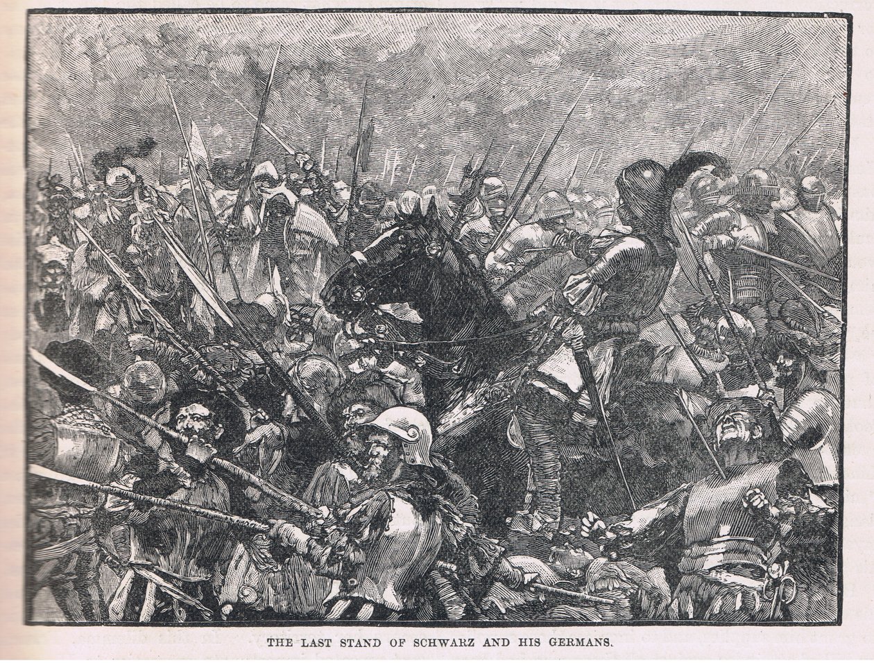 La dernière résistance de Schwarz et ses Allemands 1487 - Henry Marriott Paget