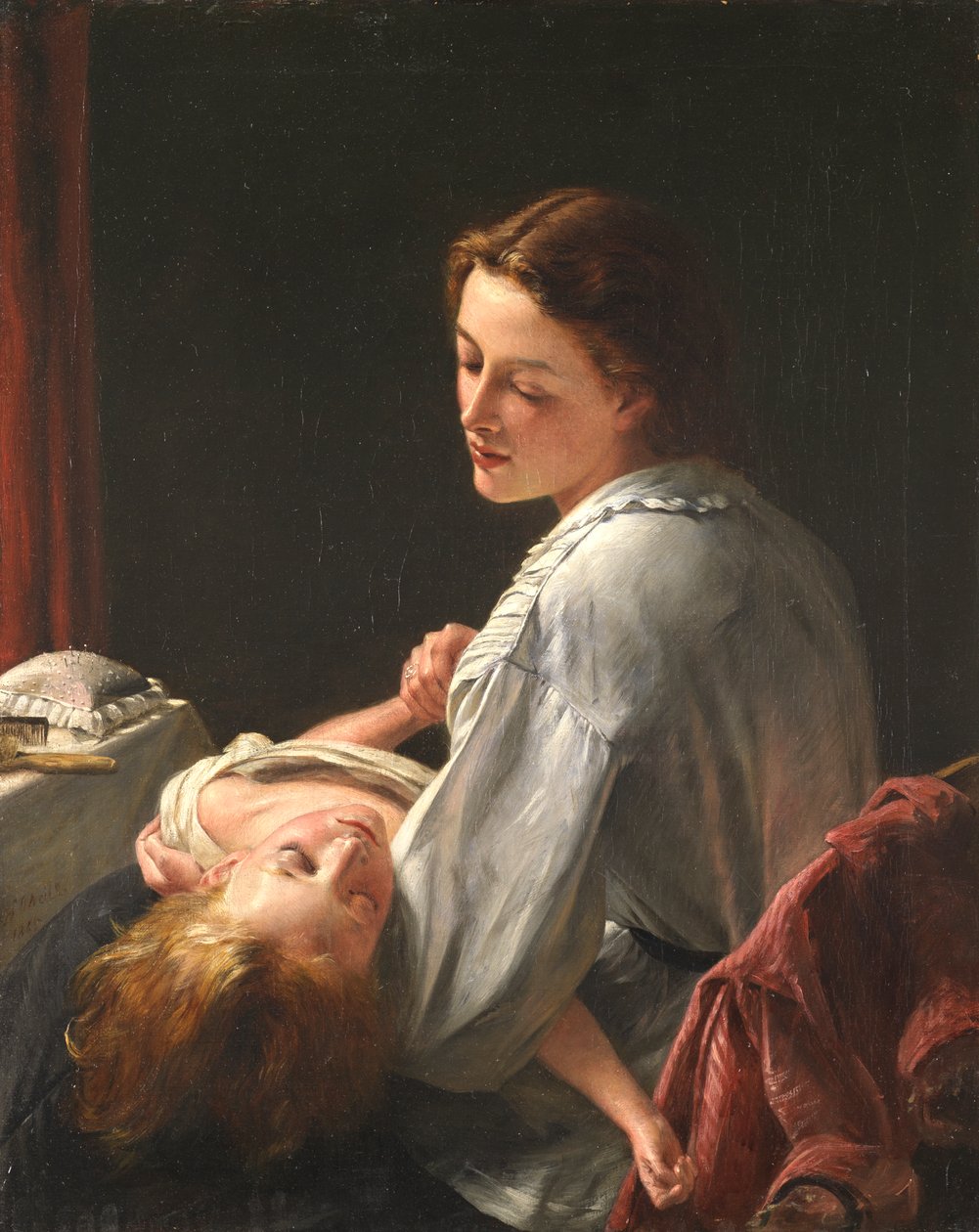 La Leçon, 1865 - Henry Nelson O