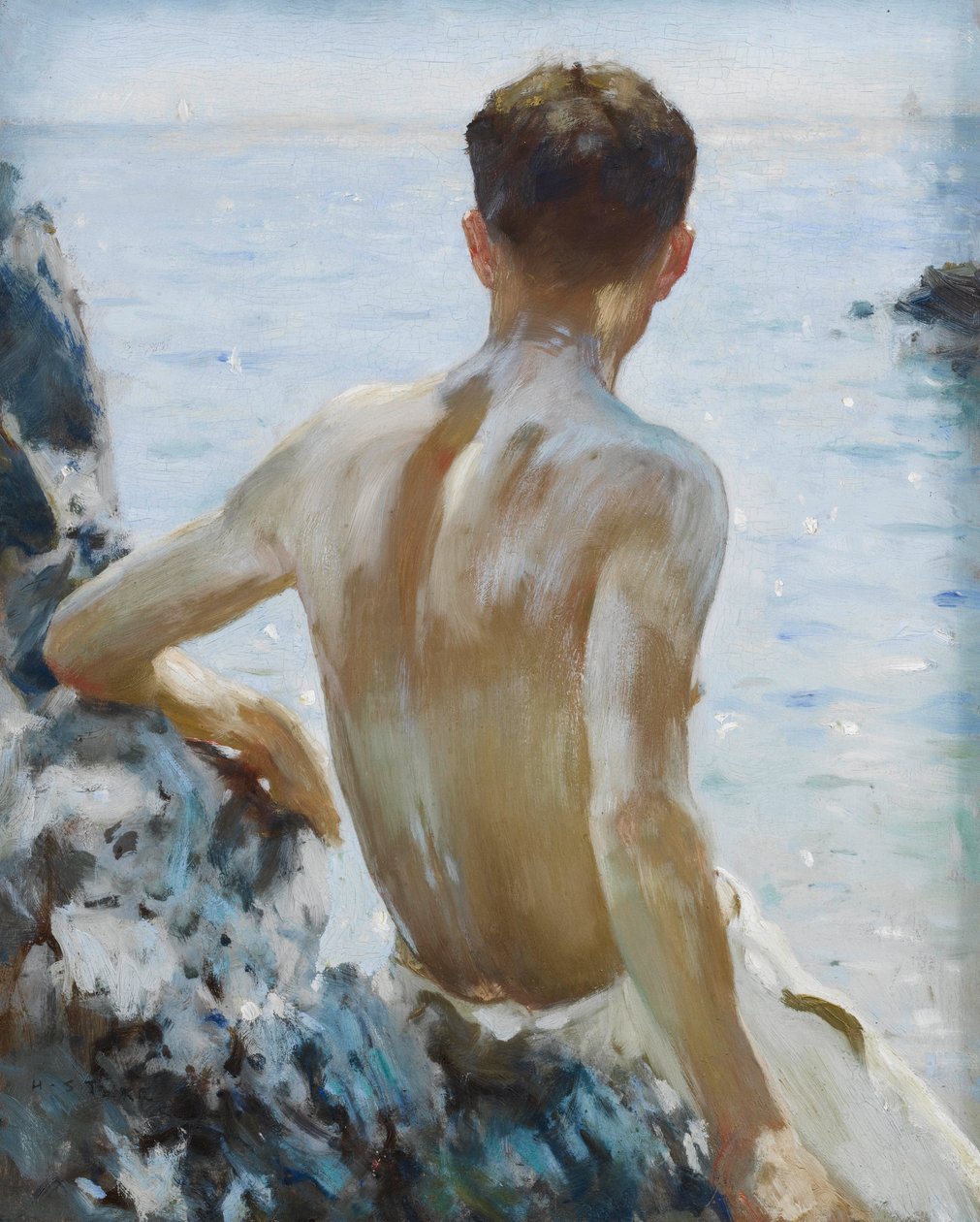 Étude de plage - Henry Scott Tuke