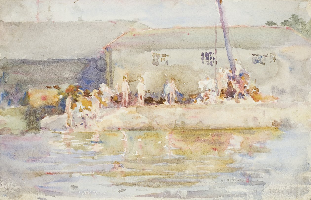 Quay Scamps, 1896 - Henry Scott Tuke