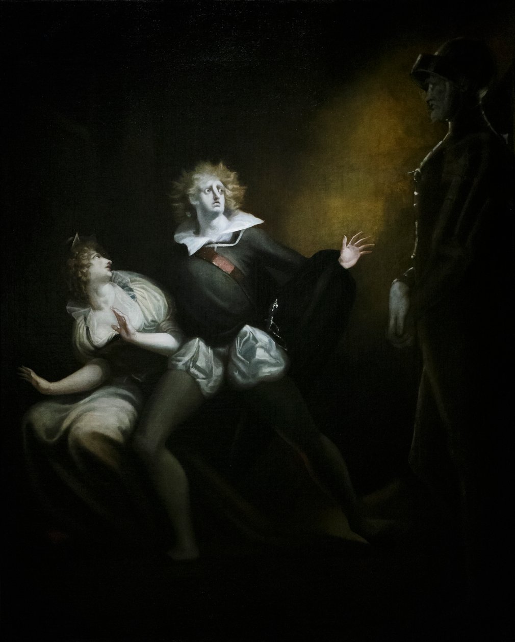 Gertrude, Hamlet et le Fantôme du Père - Henry (1741 1825) (after) Fuseli