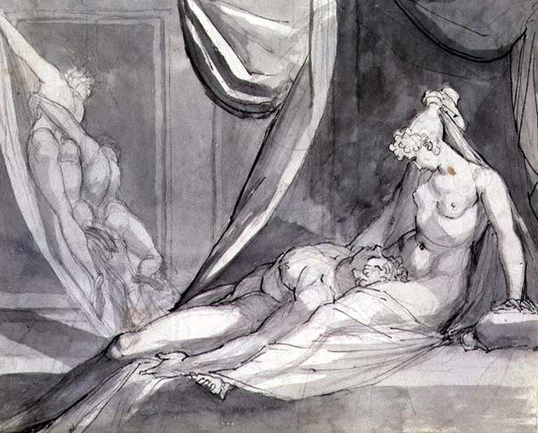 Le corps de Sarpédon ramené par la Mort et le Sommeil (