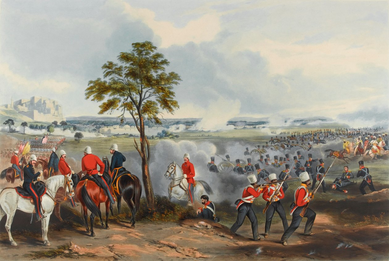 La bataille de Goojerat, 21 février 1849 - Henry (after) Martens