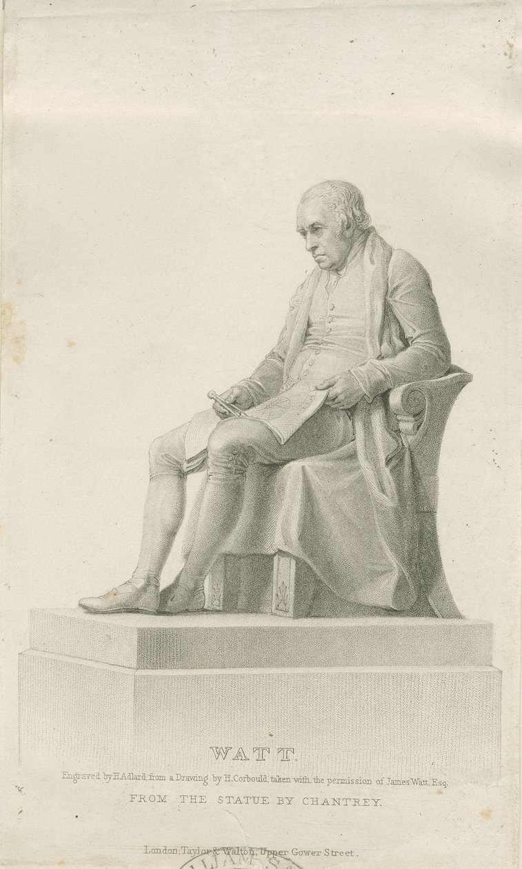 Handsworth - Monument de James Watt - Henry Adlard