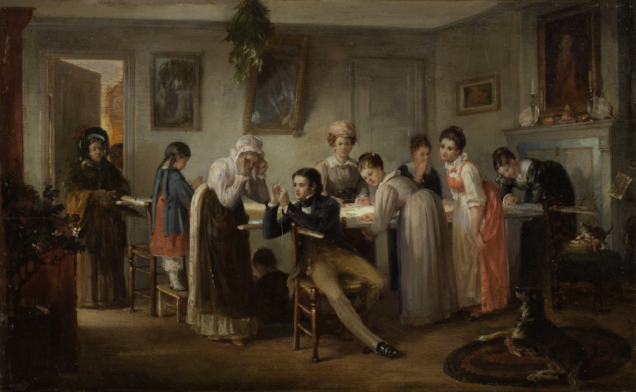 Fête de quilting, 1872 - Henry Bacon