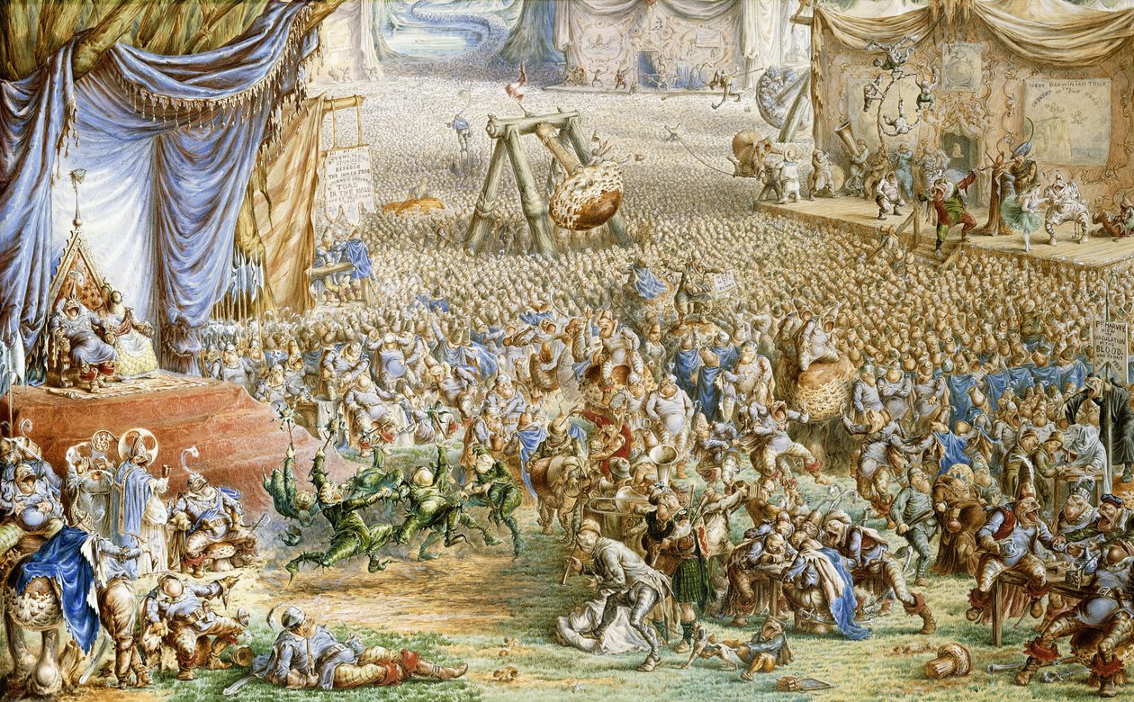 Allégorie des événements contemporains, 1873 - Henry Barnabus Bright