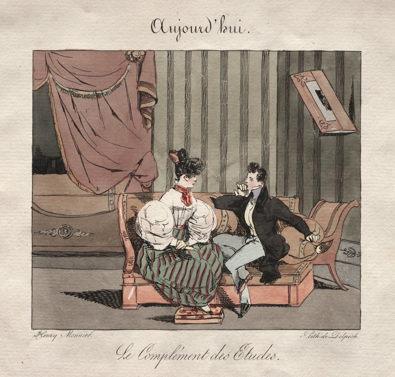 Occasions parisiennes : Le Complément des étudiants - Henry Bonaventure Monnier