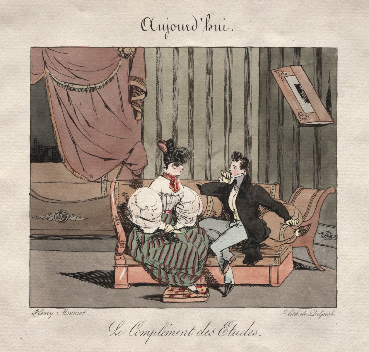 Occasions parisiennes : Le Complément des étudiants - Henry Bonaventure Monnier