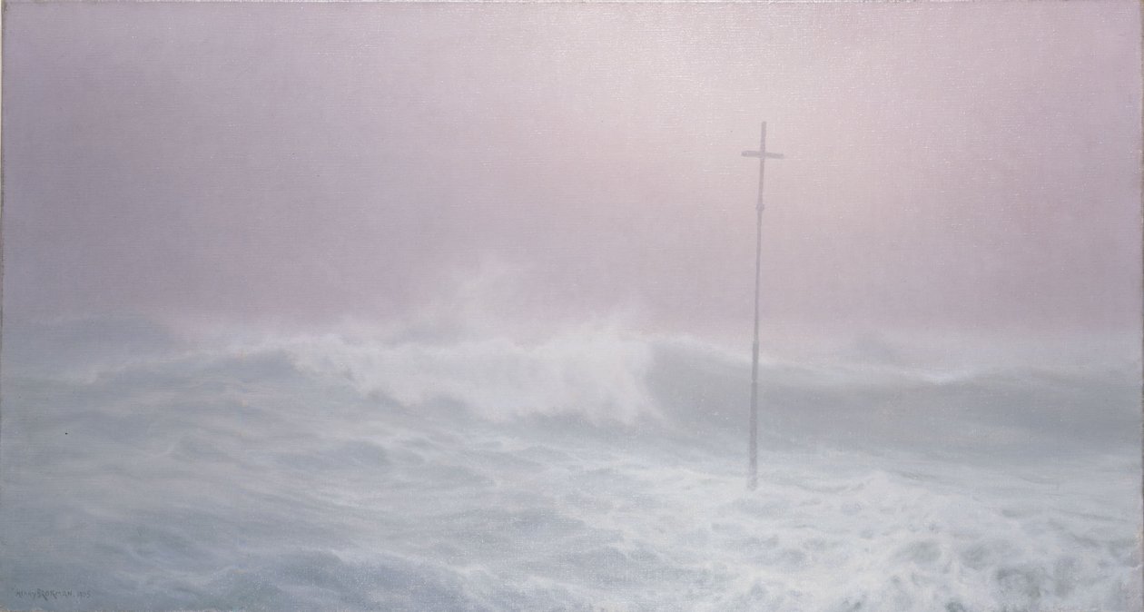 La Croix dans la brume, Bretagne - Henry Brokman Knudsen