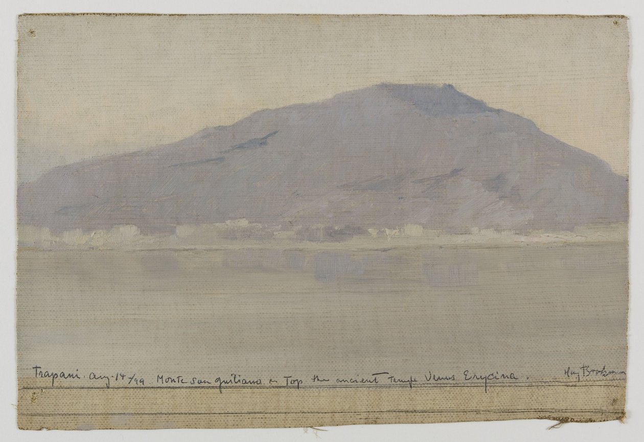 Trapani, Monte San Giuliano (Sicile), en 1899 - Henry Brokman Knudsen