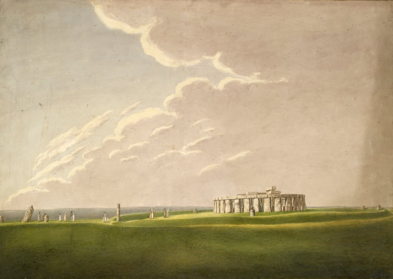 Le Grand Temple antédiluvien de Stonehenge : dans son état original du Nord, 1824-1839 - Henry Browne