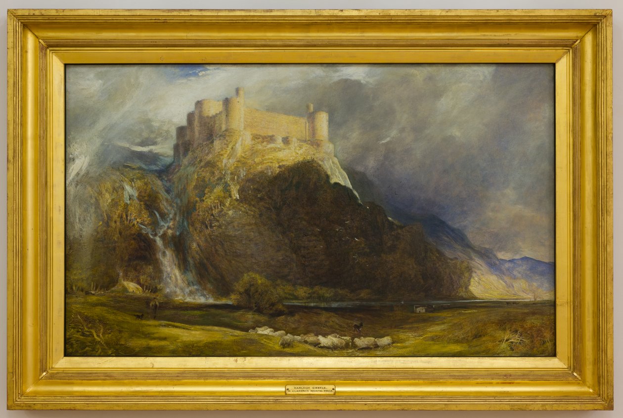 Château de Harlech, Quatre carrés aux vents qui soufflent, c.1894 - Henry Clarence Whaite