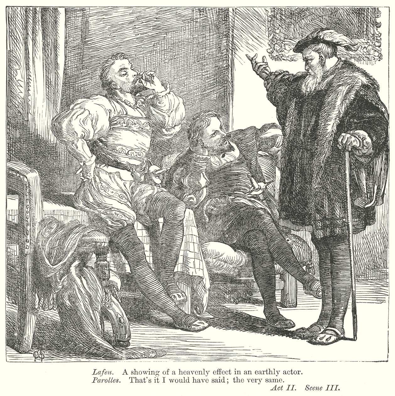 Tout est bien qui finit bien (gravure) - Henry Courtney (after) Selous