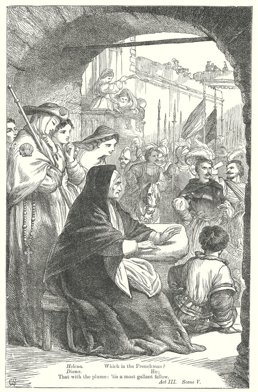 Tout est bien qui finit bien (gravure) - Henry Courtney (after) Selous