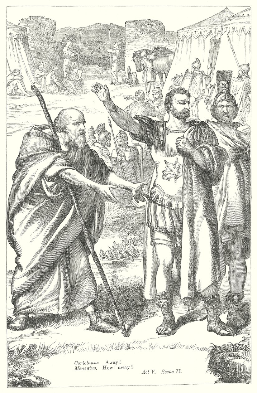 Coriolanus (gravure) - Henry Courtney (after) Selous