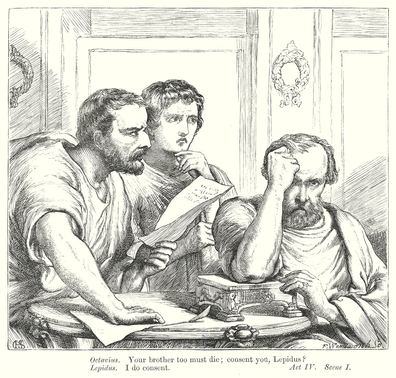 Jules César (gravure) - Henry Courtney (after) Selous