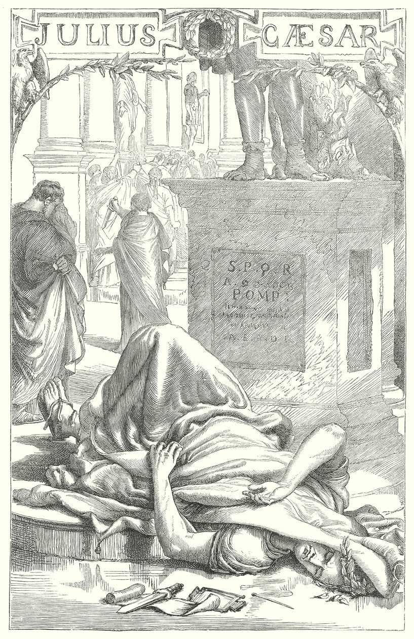 Jules César (gravure) - Henry Courtney (after) Selous