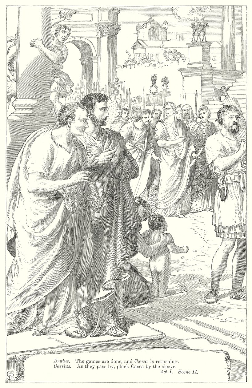 Jules César (gravure) - Henry Courtney (after) Selous