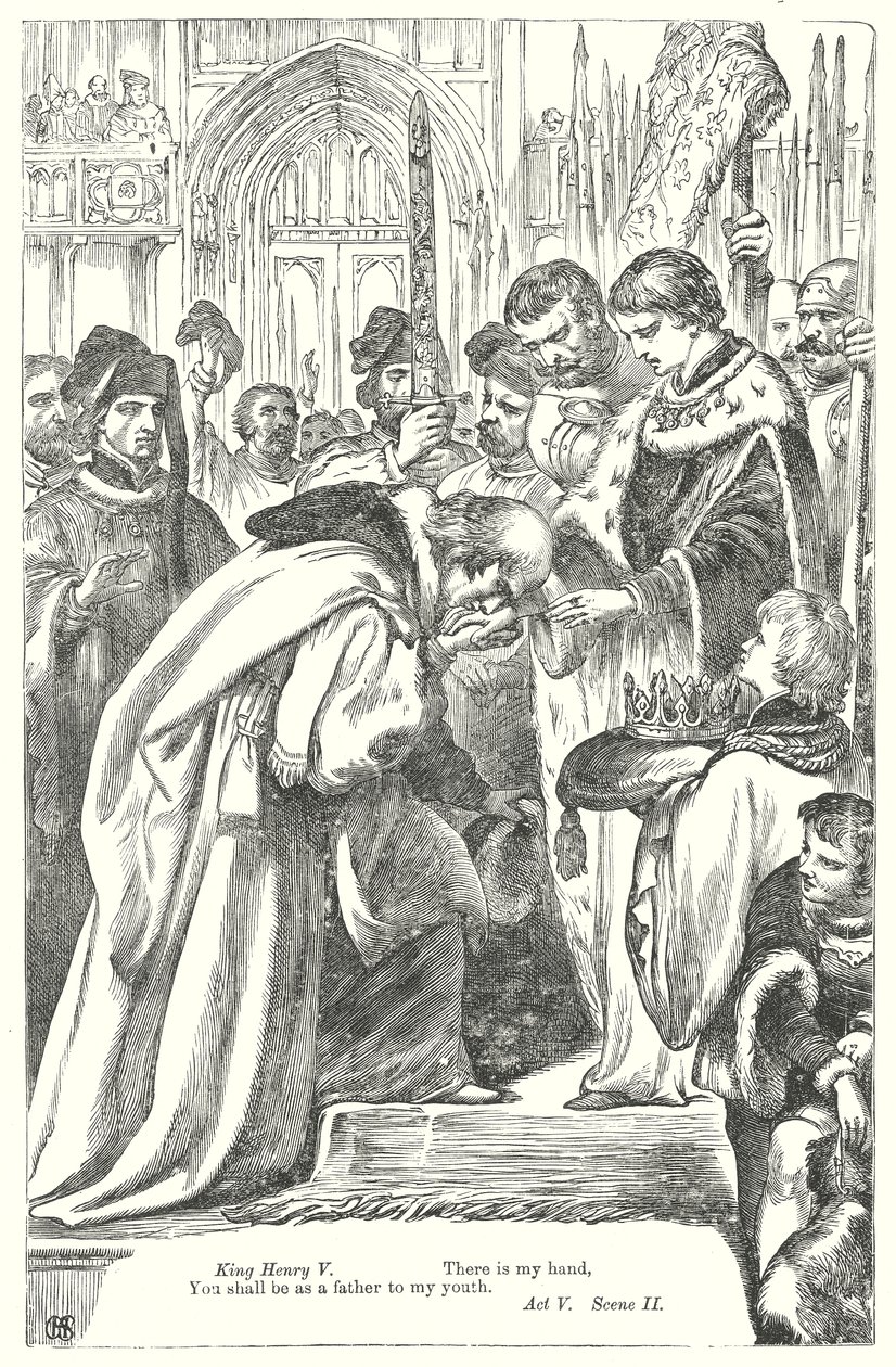 Le roi Henri IV, deuxième partie (gravure) - Henry Courtney (after) Selous