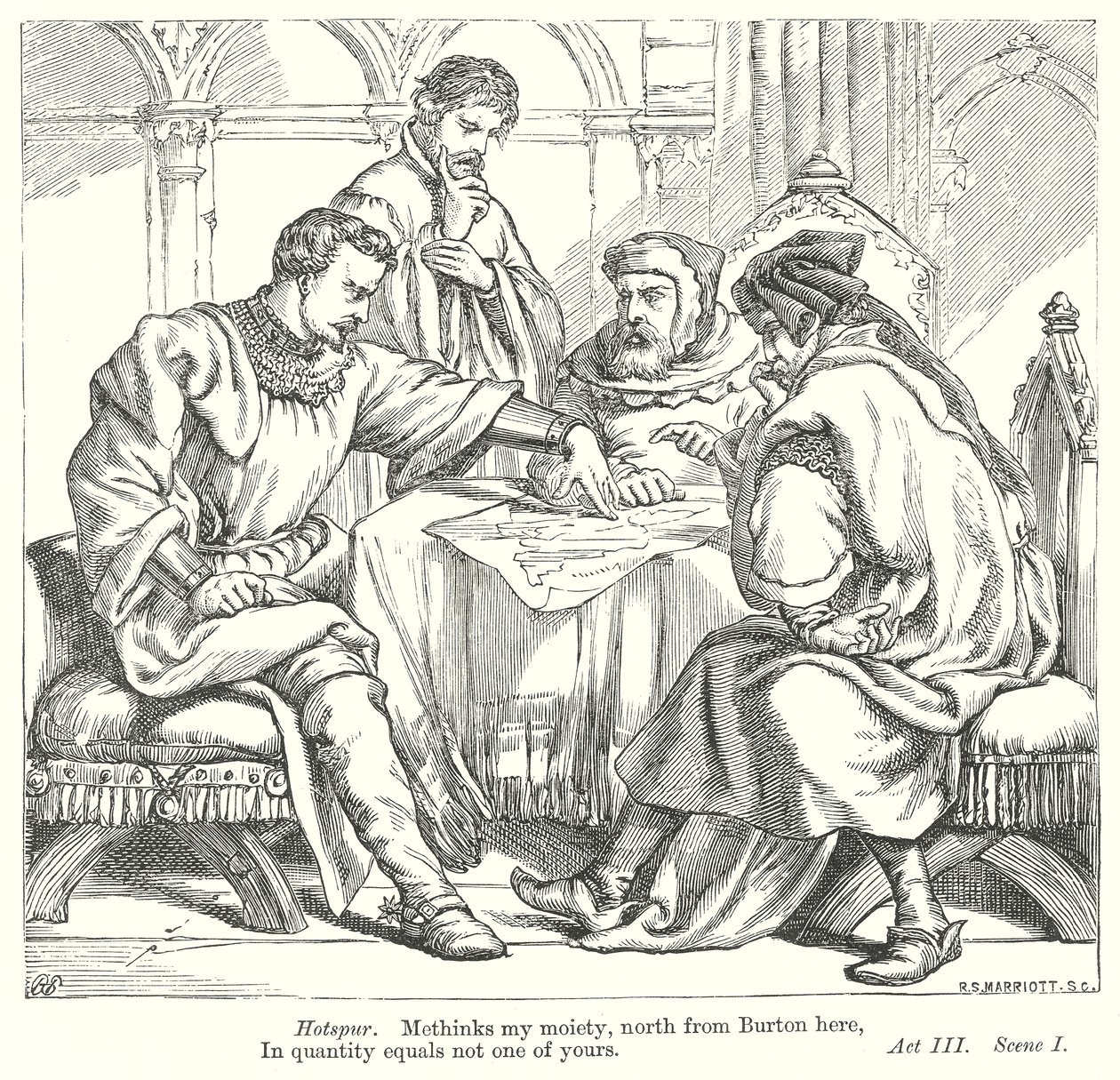 Le roi Henri IV, première partie (gravure) - Henry Courtney (after) Selous