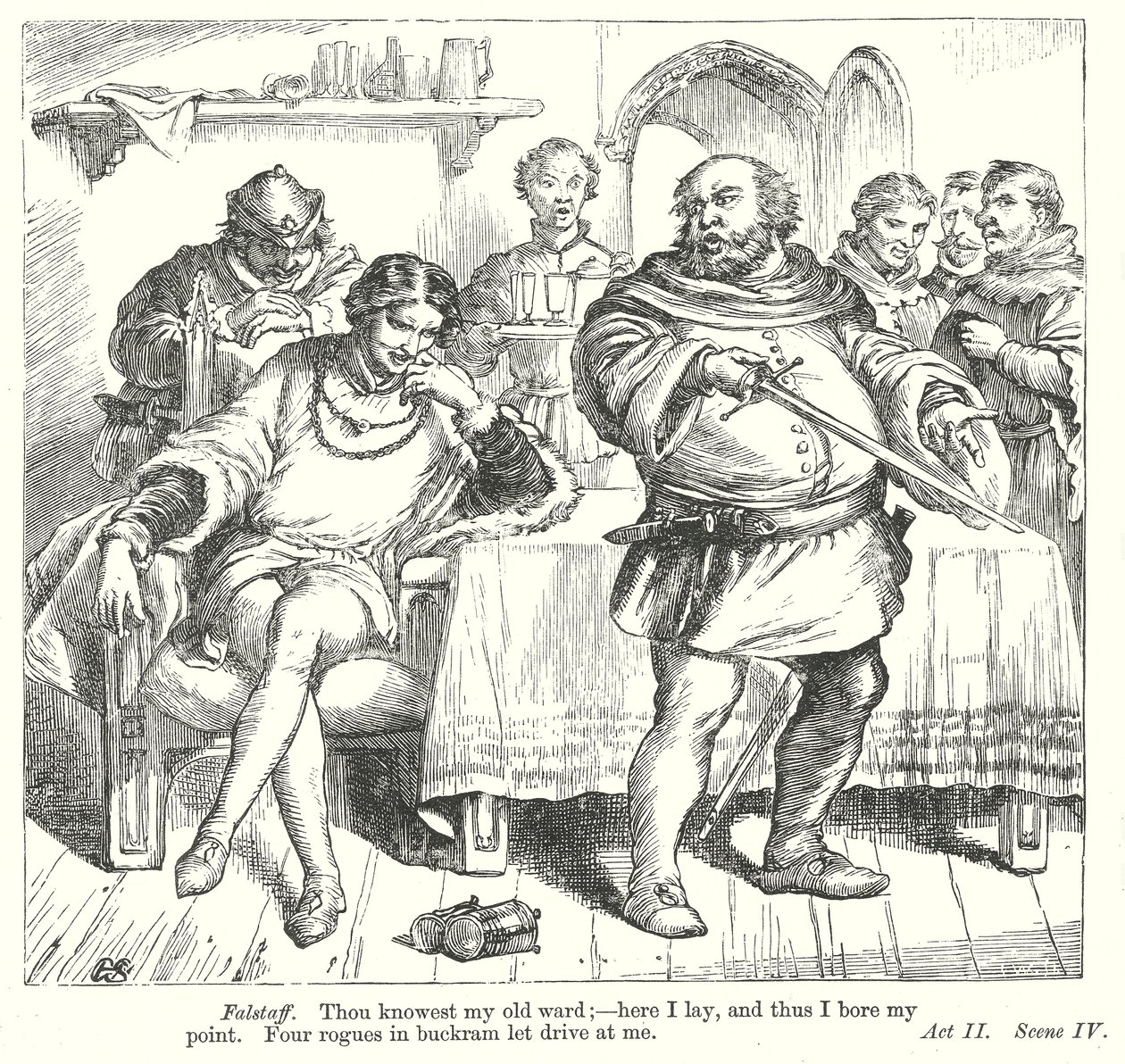 Le roi Henri, partie I (gravure) - Henry Courtney (after) Selous