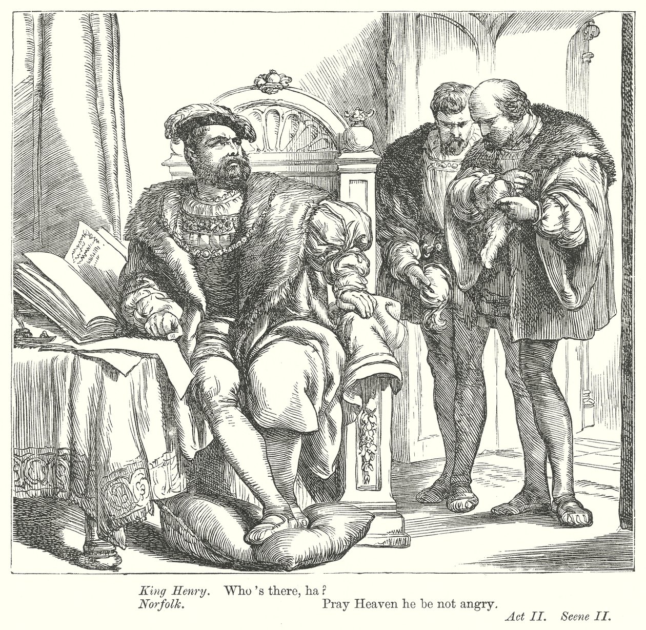 Le roi Henri VIII (gravure) - Henry Courtney (after) Selous