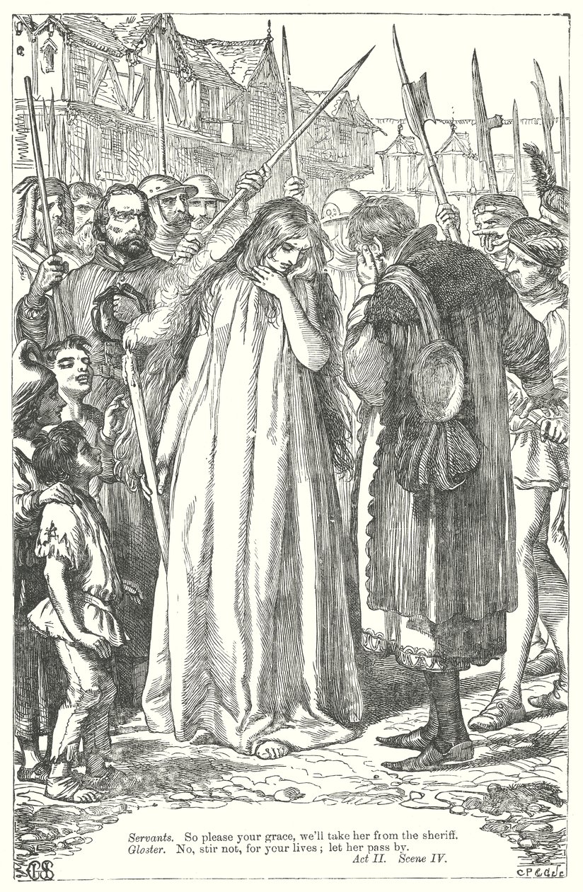 Le roi Henri VI, deuxième partie (gravure) - Henry Courtney (after) Selous