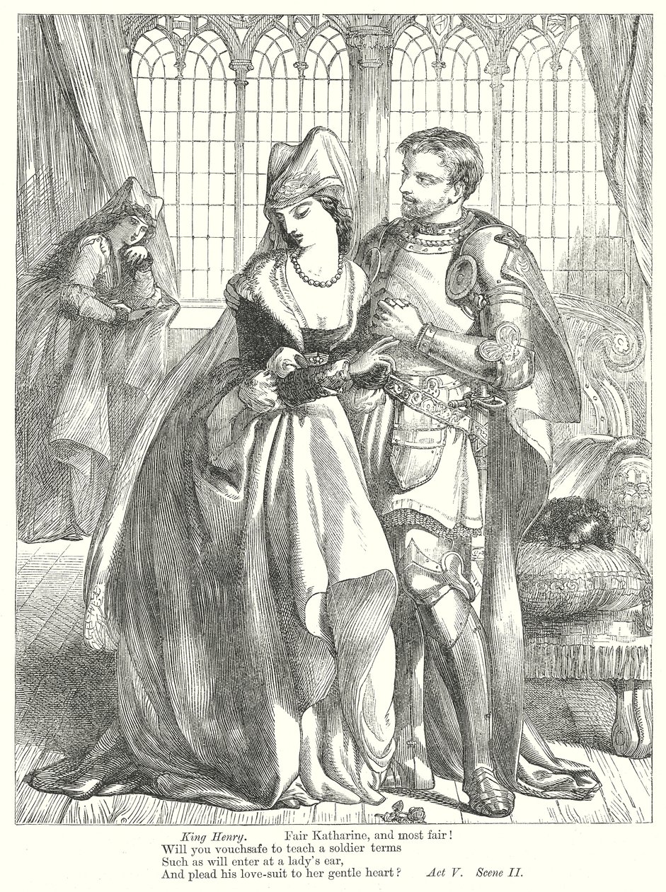 Le roi Henri V (gravure) - Henry Courtney (after) Selous