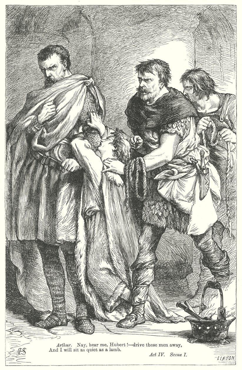 Le roi Jean (gravure) - Henry Courtney (after) Selous