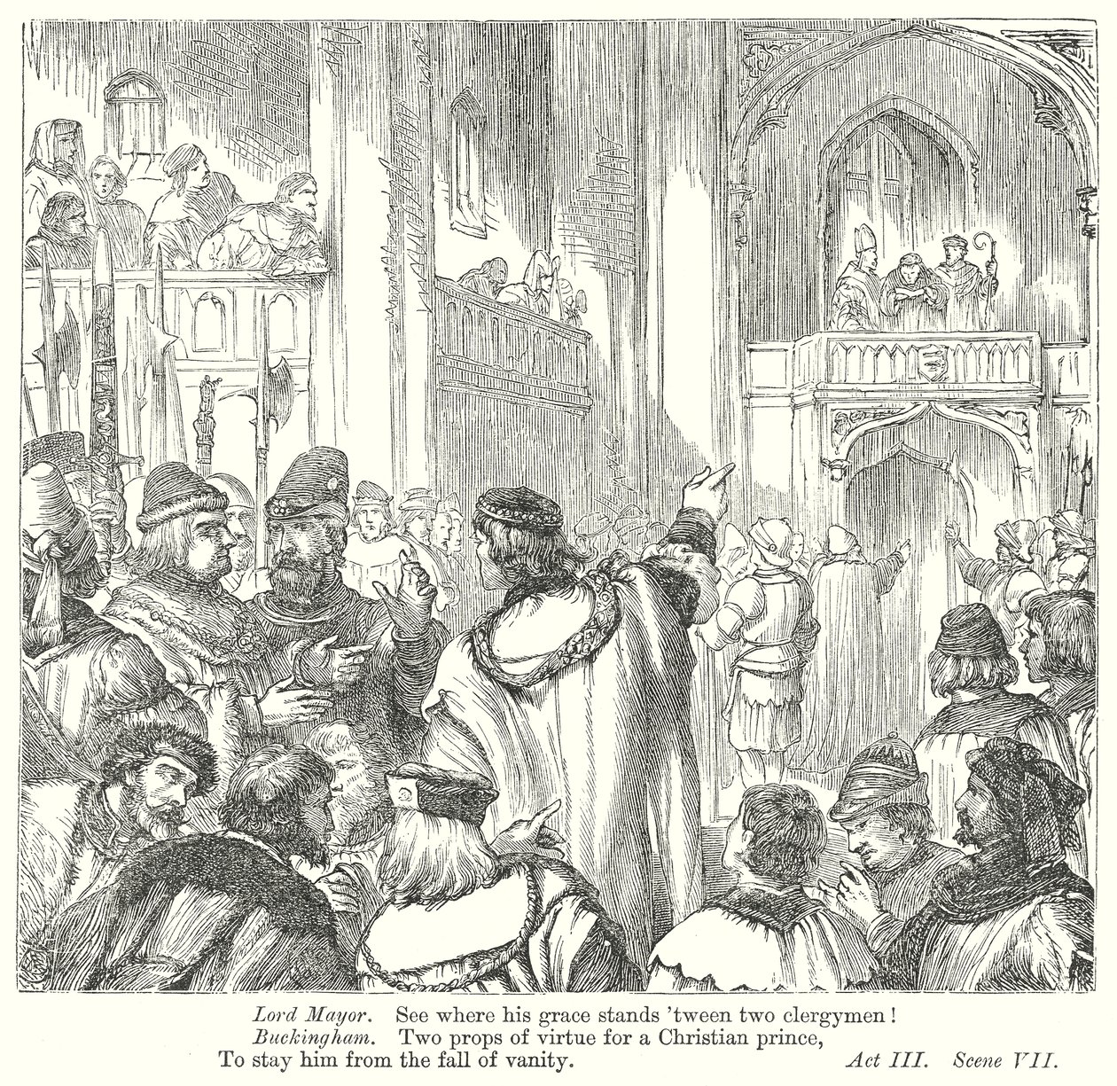 Le roi Richard III (gravure) - Henry Courtney (after) Selous