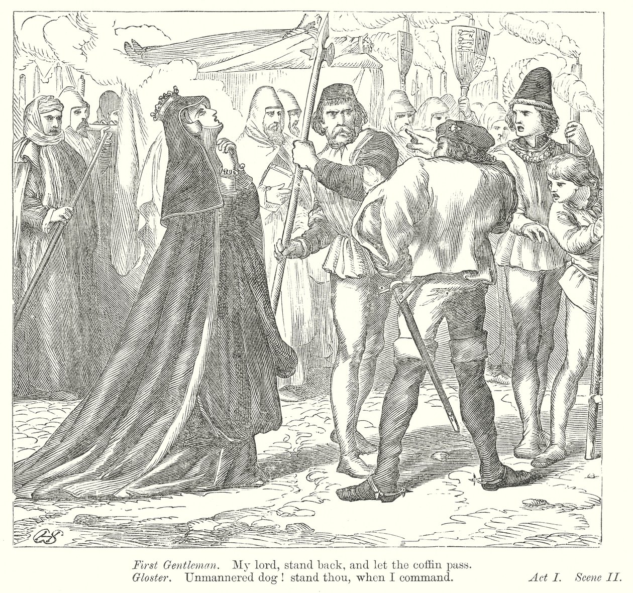Le roi Richard III (gravure) - Henry Courtney (after) Selous