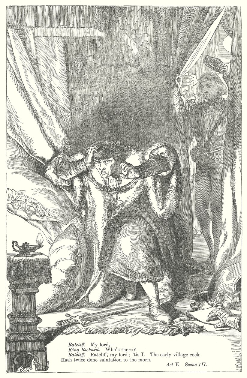 Le roi Richard III (gravure) - Henry Courtney (after) Selous