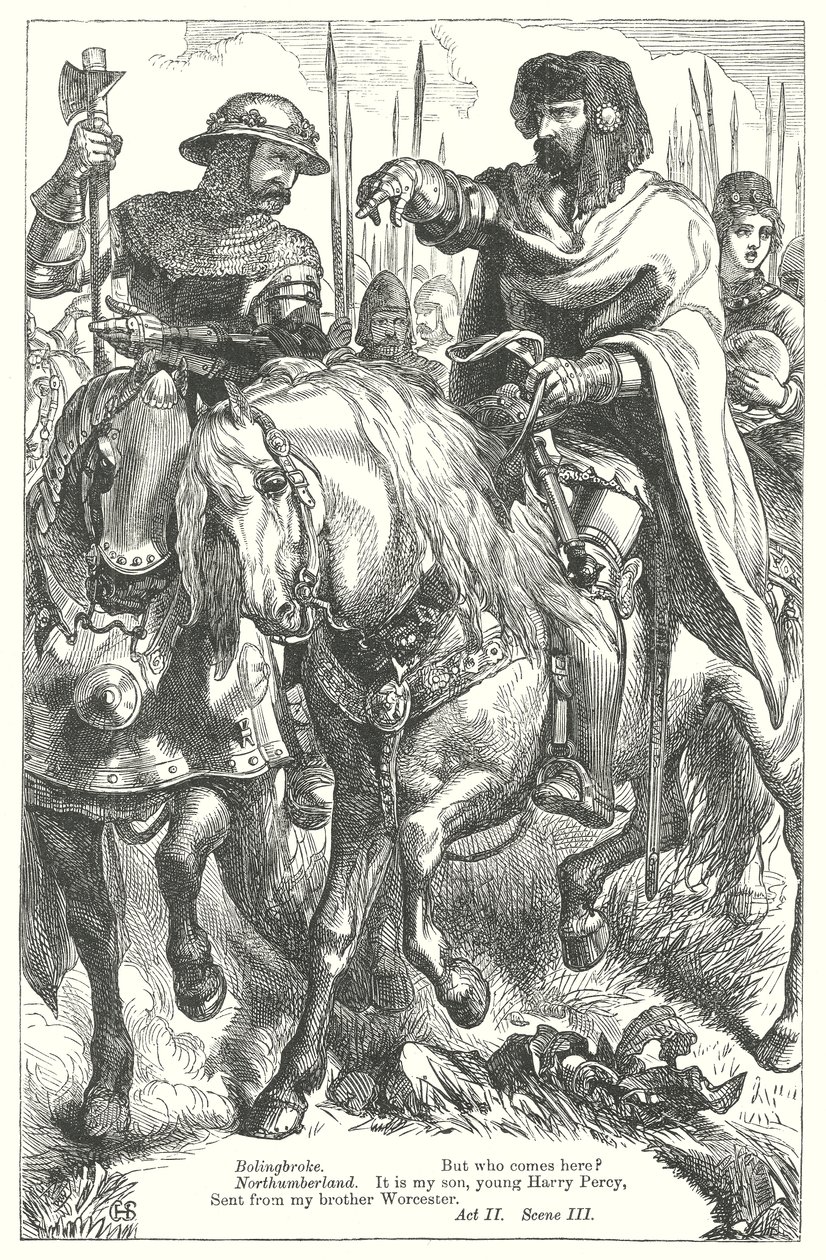 Le roi Richard II (gravure) - Henry Courtney (after) Selous