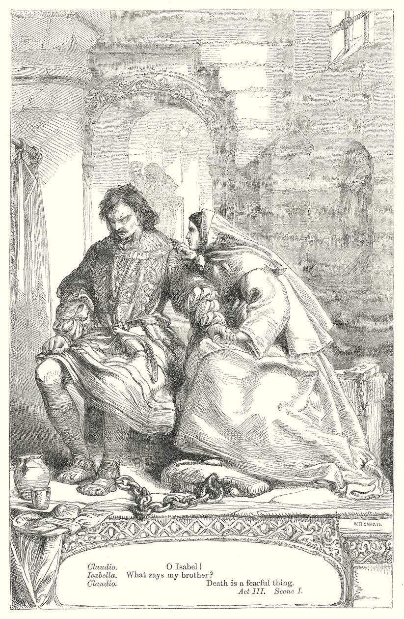 Mesure pour mesure (gravure) - Henry Courtney (after) Selous