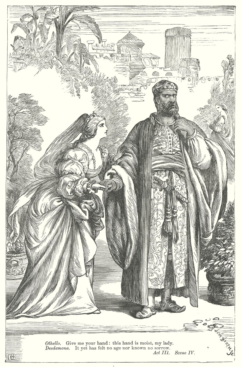 Othello (gravure) - Henry Courtney (after) Selous