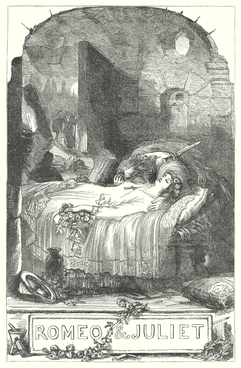 Roméo et Juliette (gravure) - Henry Courtney (after) Selous
