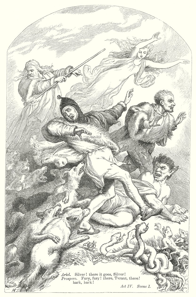 La Tempête (gravure) - Henry Courtney (after) Selous
