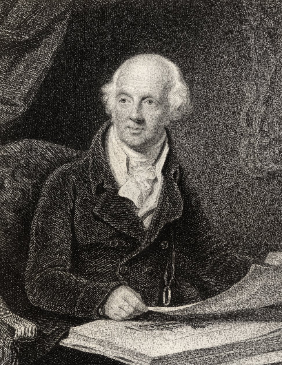 Sir Abraham Hume, 2e baronnet, gravé par J.Jenkins, de 