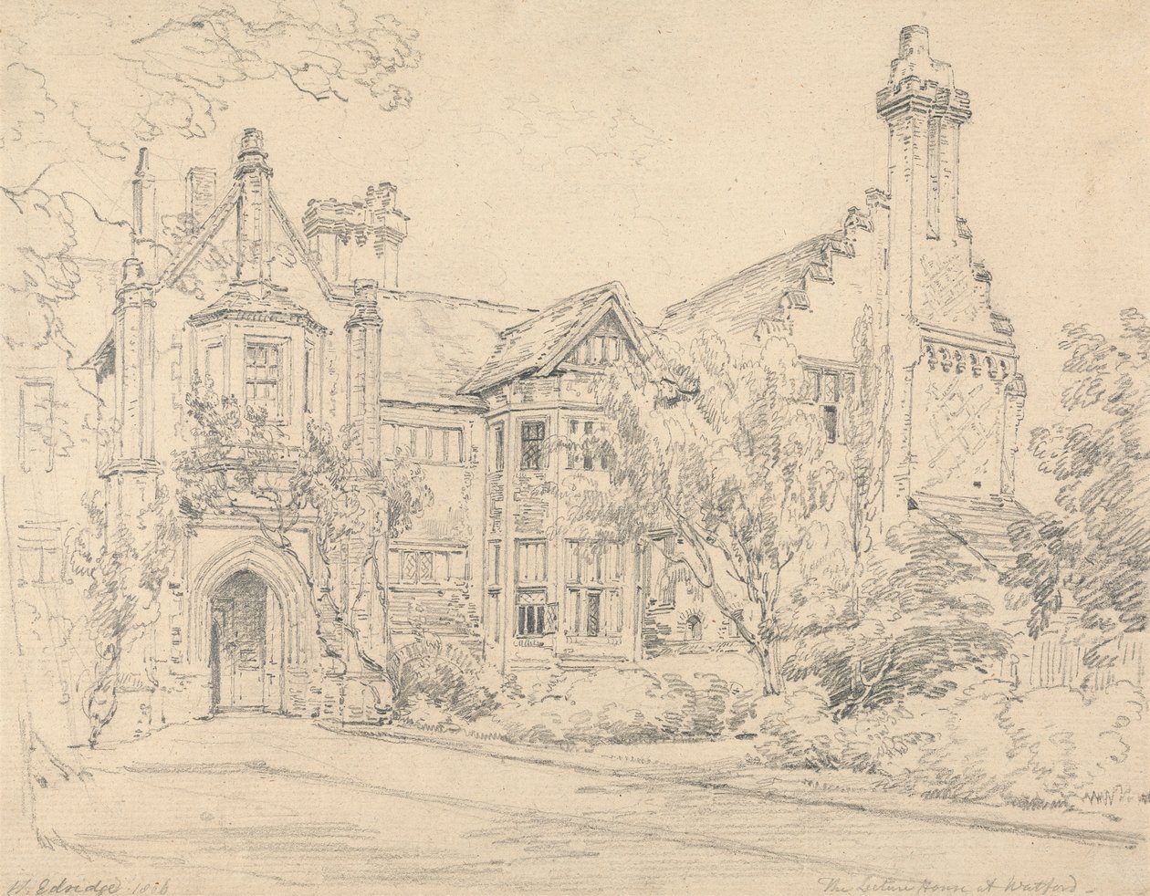 La maison de conférence, Watford - Henry Edridge