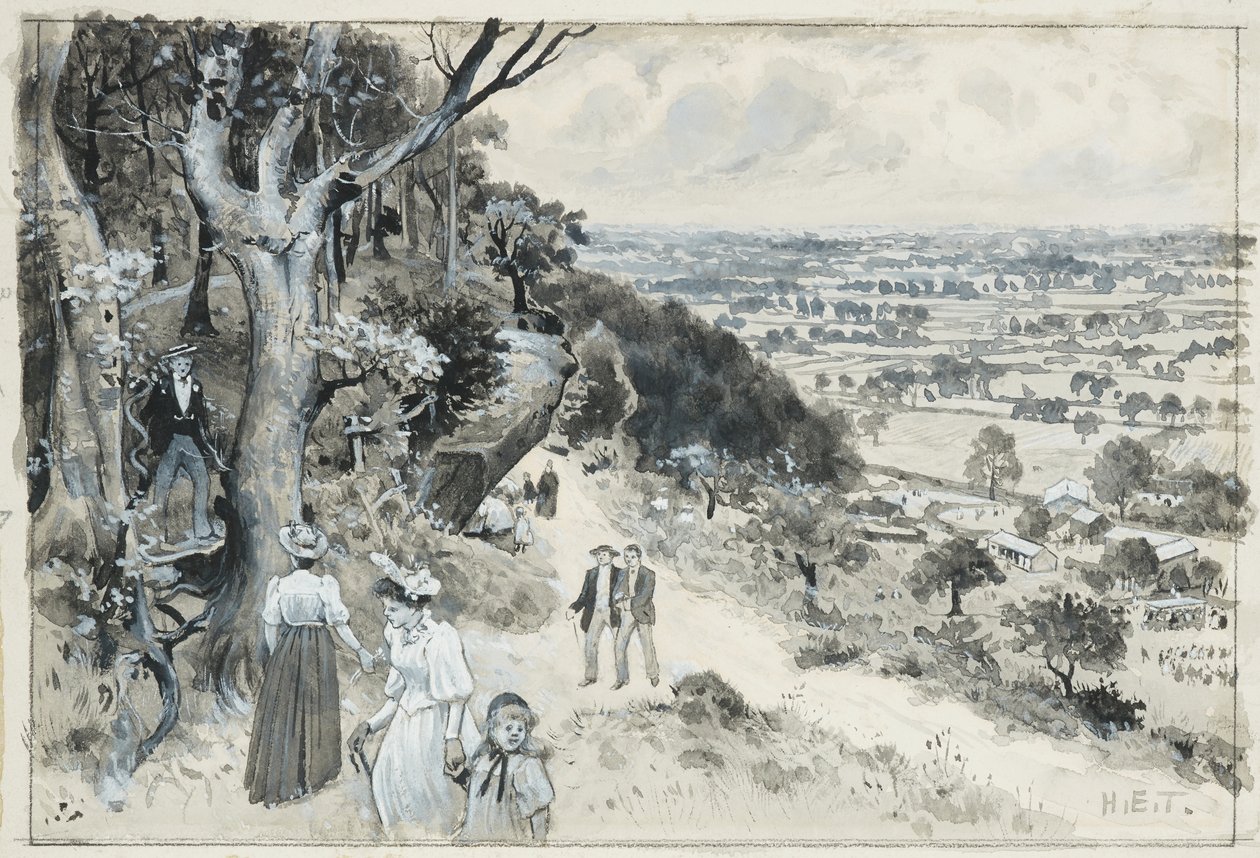 Alderley Edge, Un Pique-Nique - Henry Edward Tidmarsh