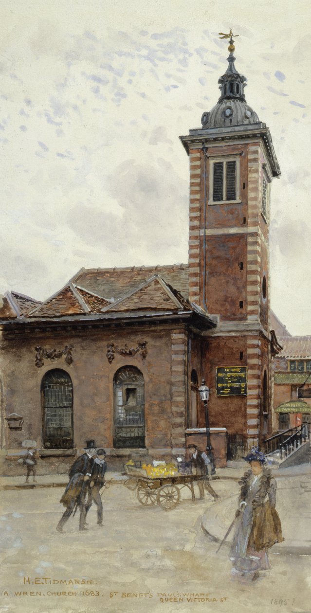 St Benets, Pauls Wharf, Queen Victoria Street - Henry Edward Tidmarsh
