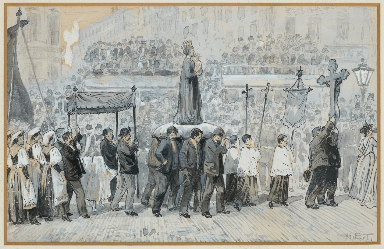Processions de la Pentecôte - Henry Edward Tidmarsh