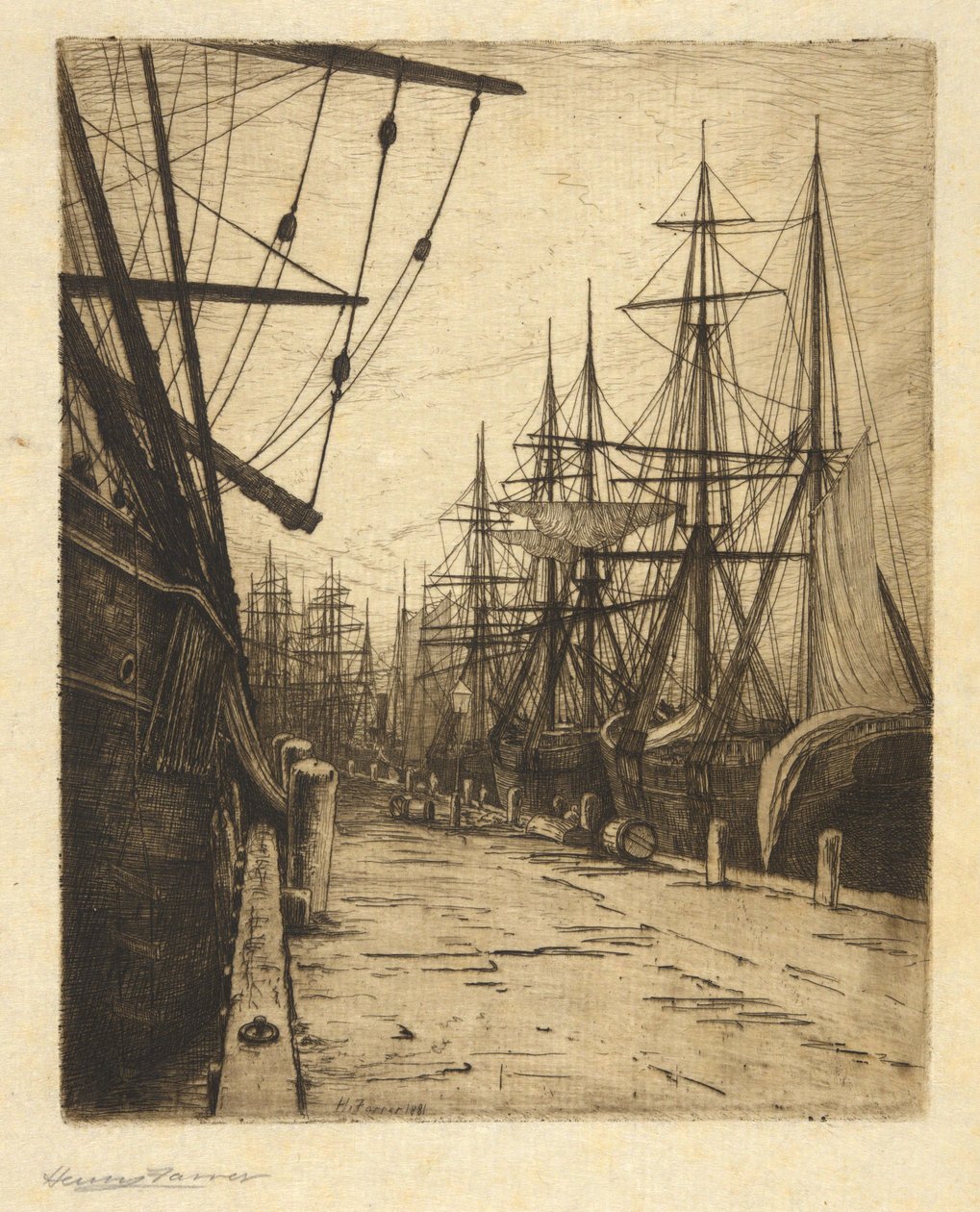 Soir dans les docks de l