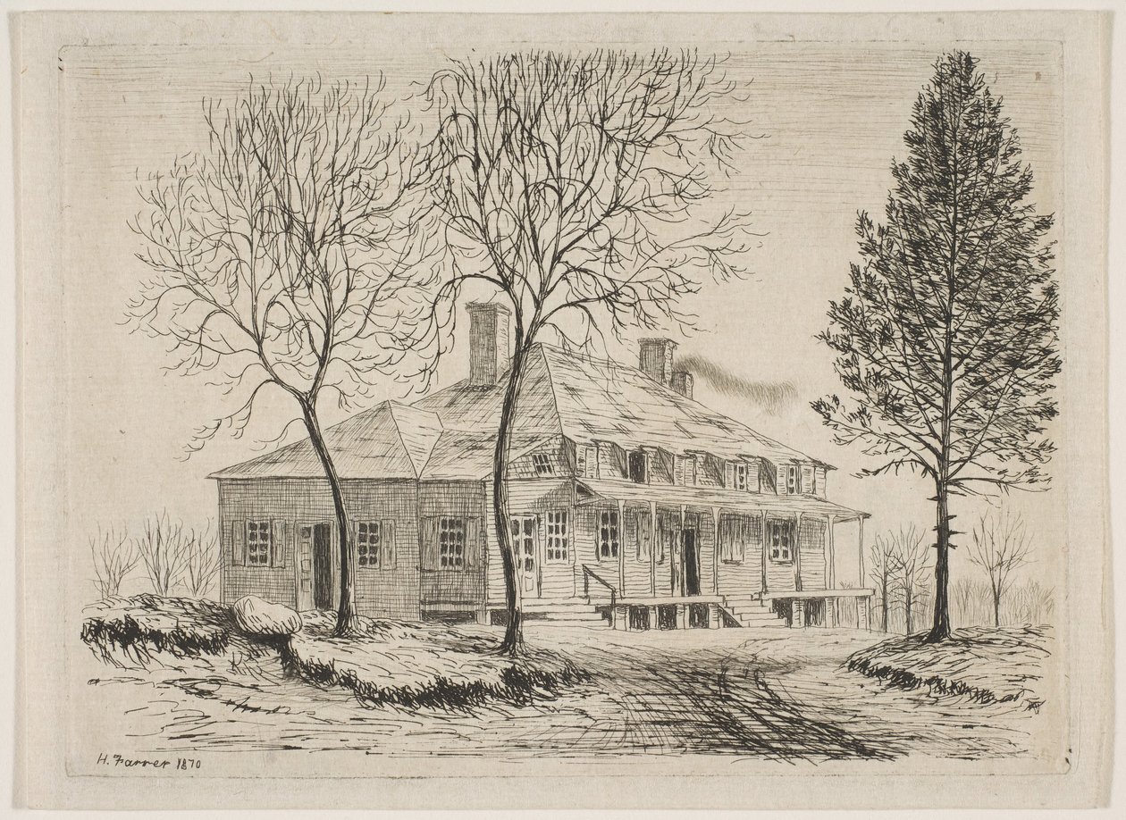 Maison Somerindyck des Scènes du Vieux New York, 1870 - Henry Farrer